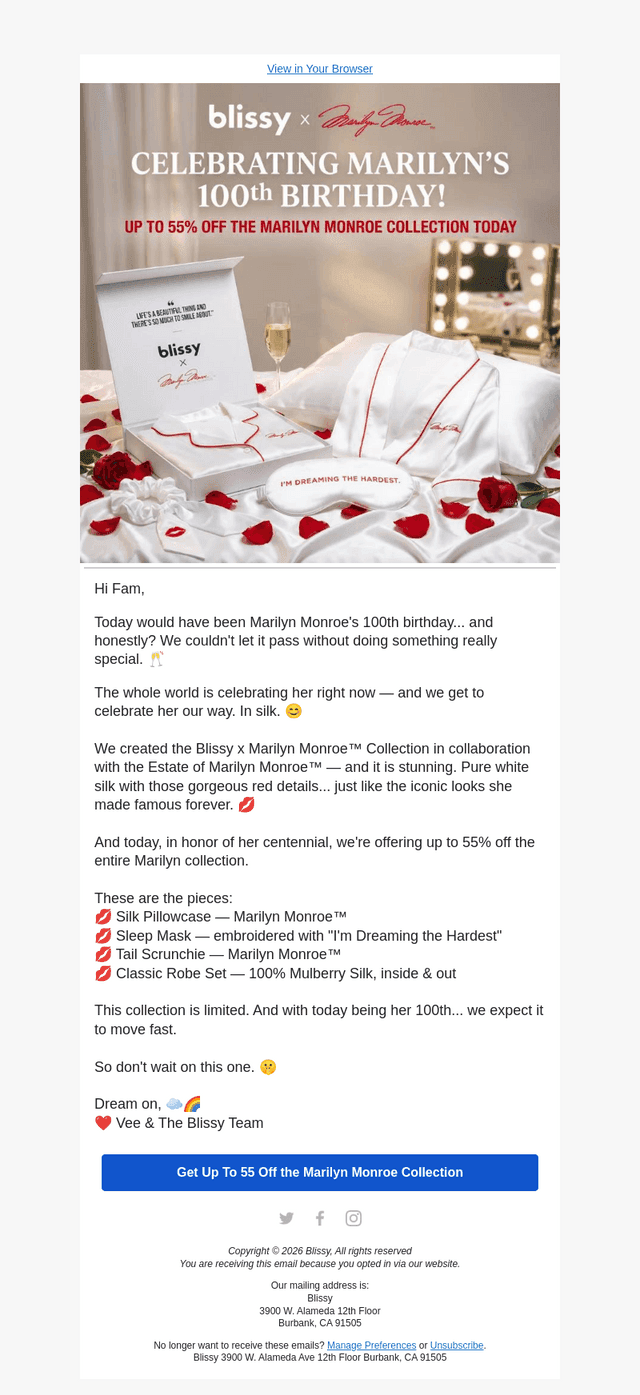 Happy 100th, Marilyn 💋 Up to 55% Off!