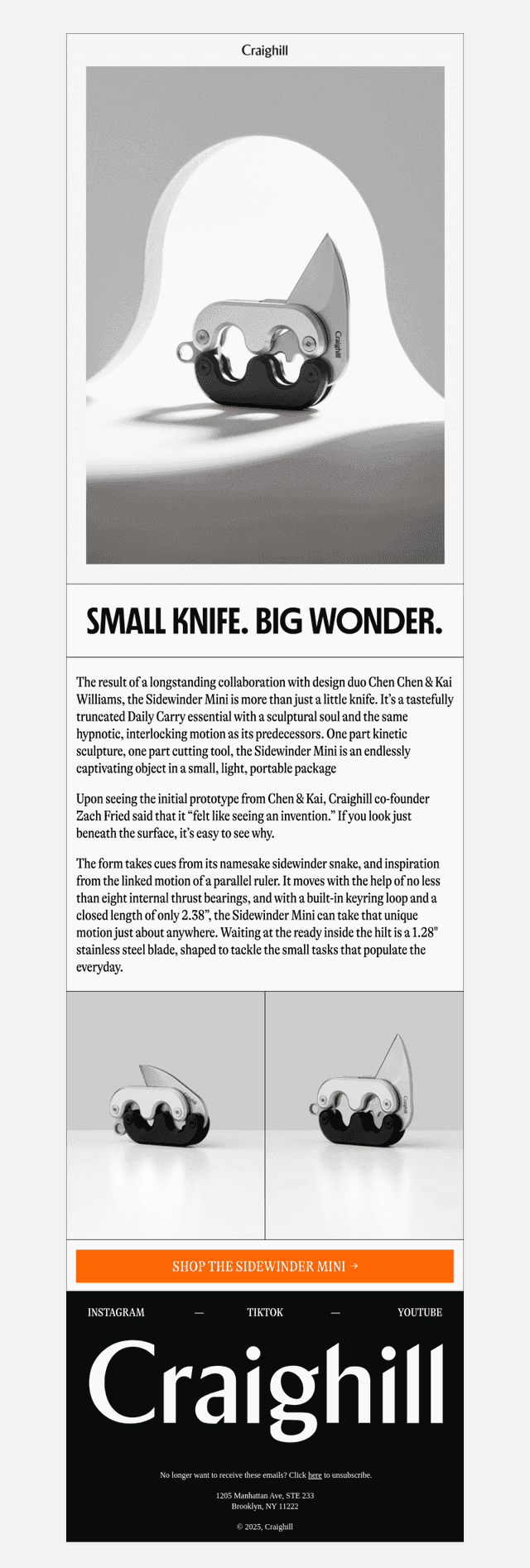 The Sidewinder Knife Mini