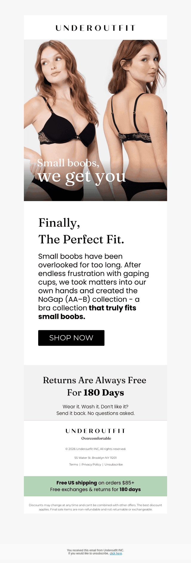 Finally, bras that fit small boobs perfectly