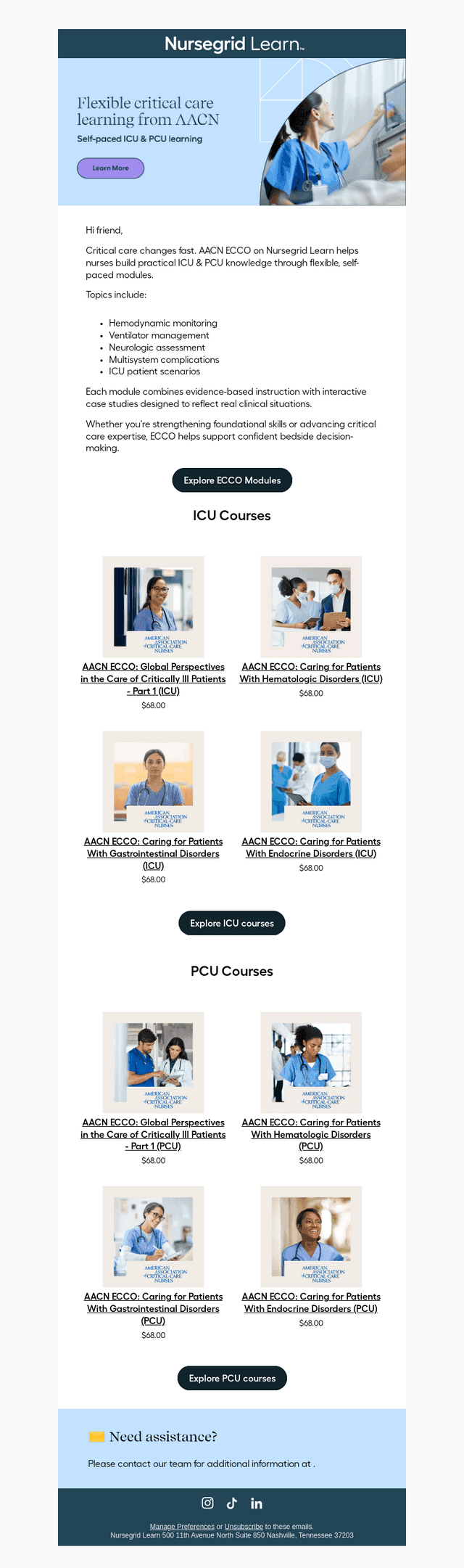 AACN ECCO modules built for real-world ICU care