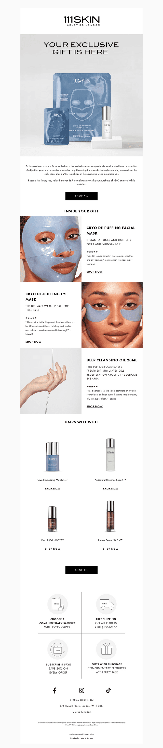Your complimentary Cryo gift awaits