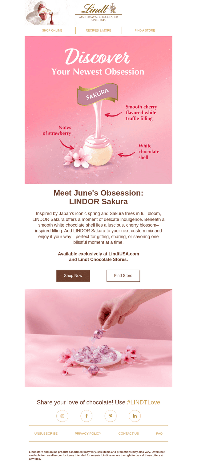 Meet Your June Obsession: LINDOR Sakura