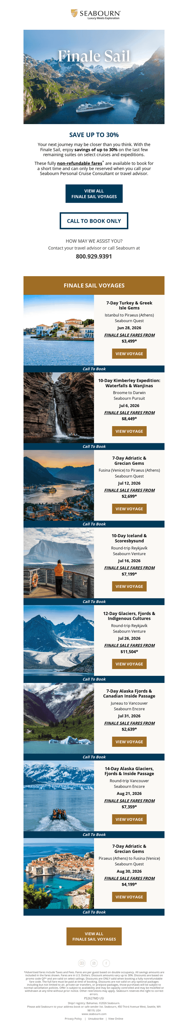 Finale Sail: Save Up To 30%