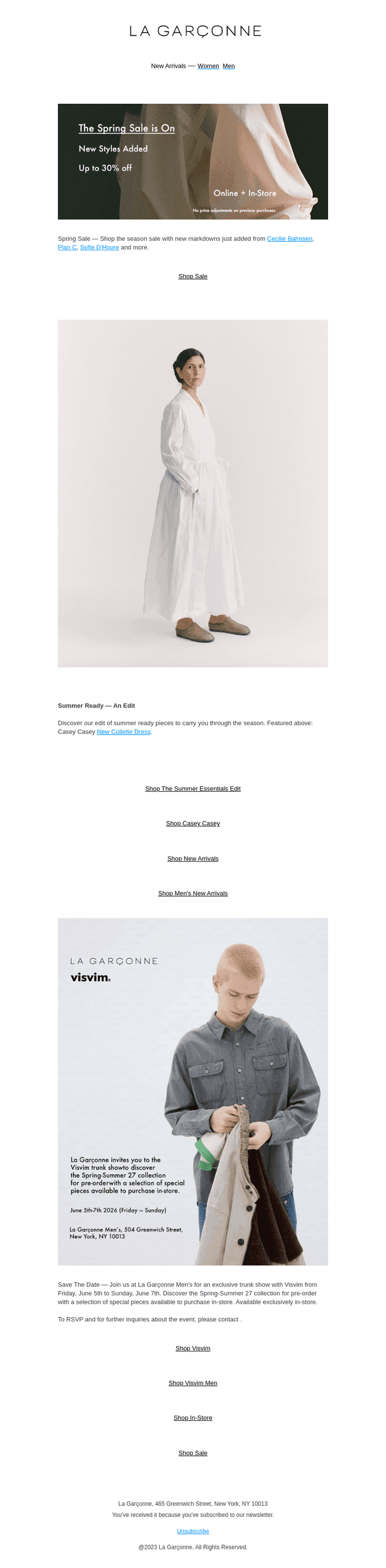 Summer Ready — An Edit + Save The Date — Visvim Trunk Show