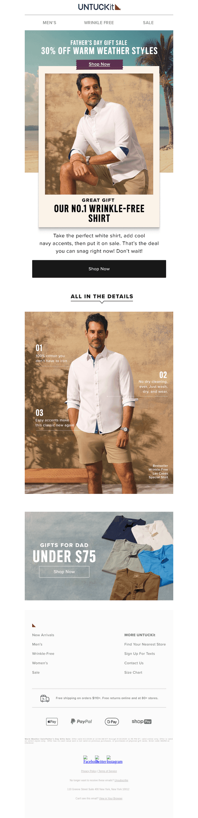 One Shirt. Every Dad Needs It. Now $77