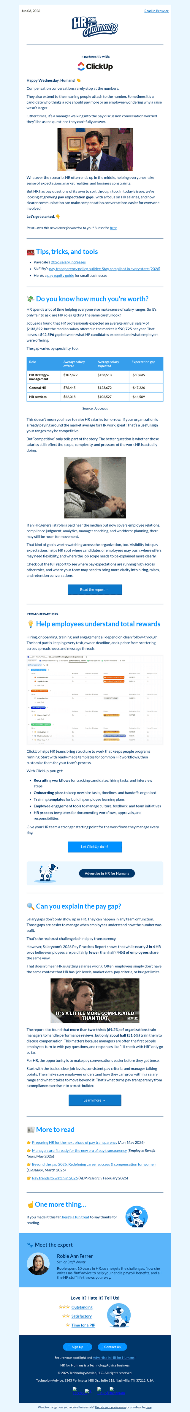 💰 The pay gap on HR’s desk