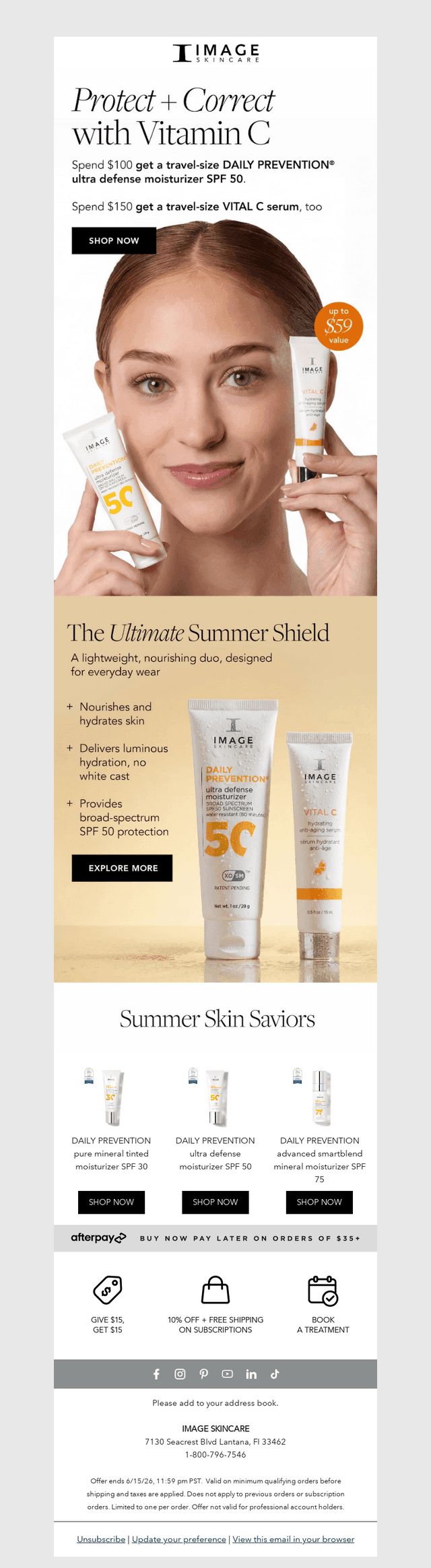Protect + correct—your summer routine starts here