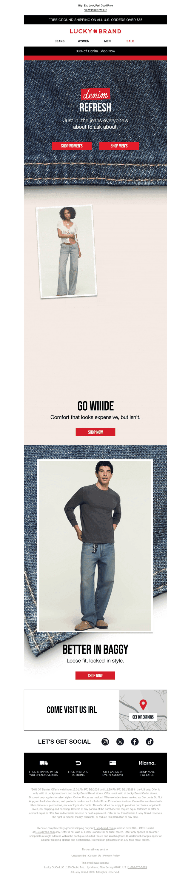Trending Denim, Now 30% Off!