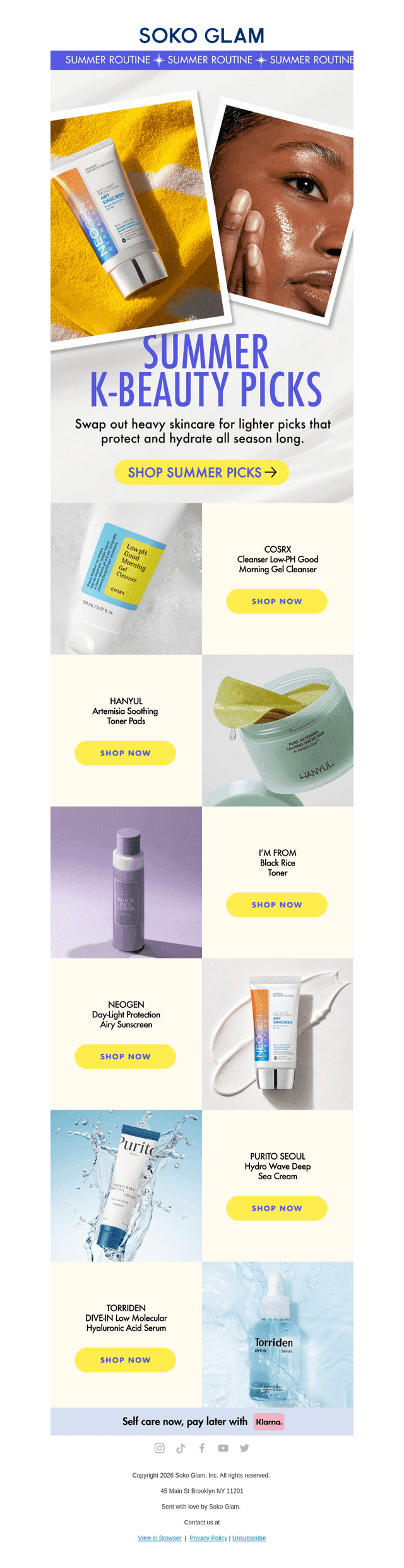 INSIDE: your ultimate summer skincare routine 🌞