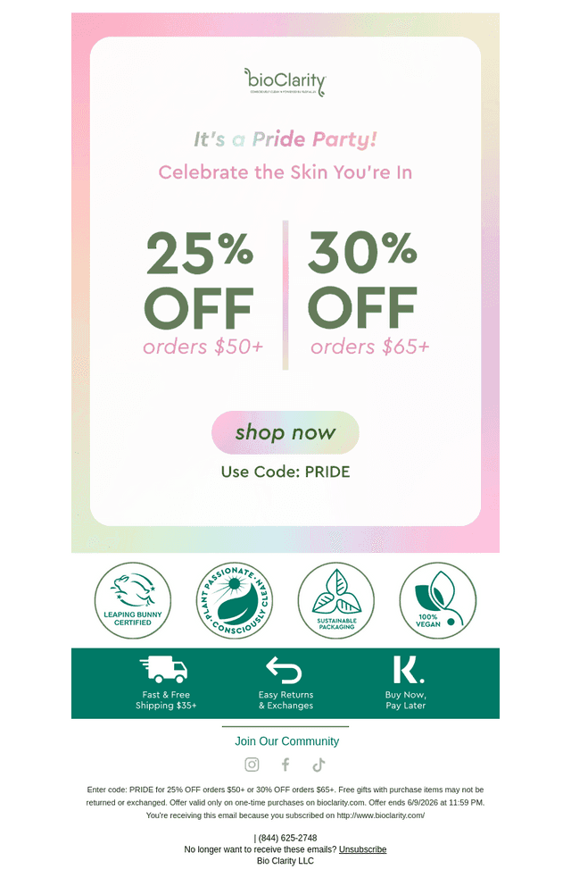 bioClarity email from Thu, Jun 4, 2026