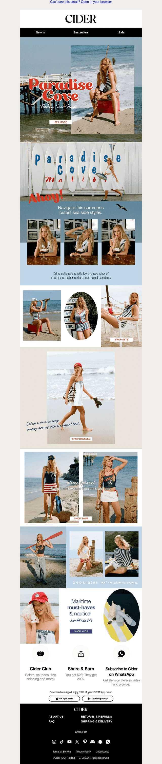 NEW: PARADISE COVE