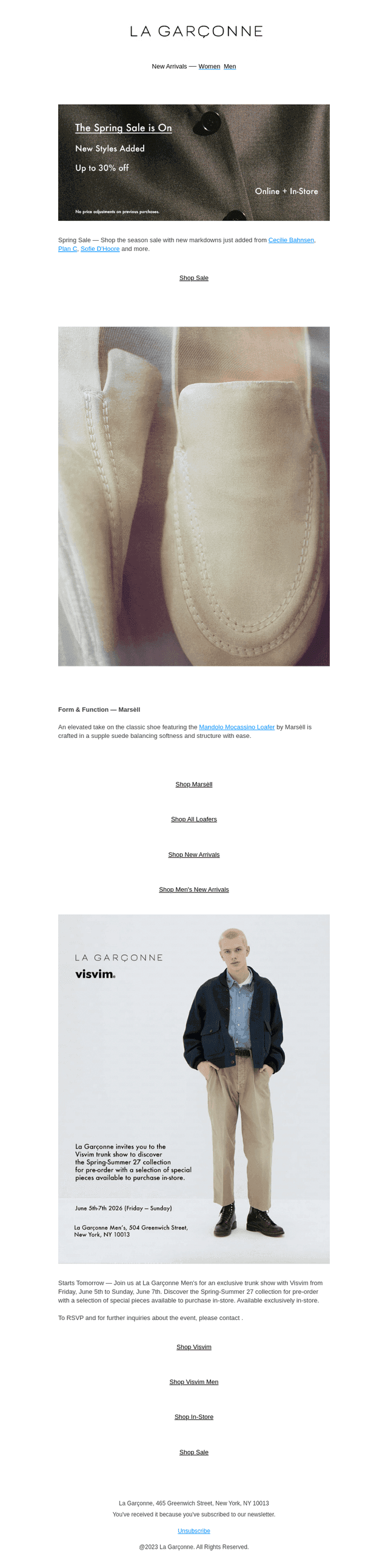 Form and Function — Marsèll + Save The Date — Visvim Trunk Show