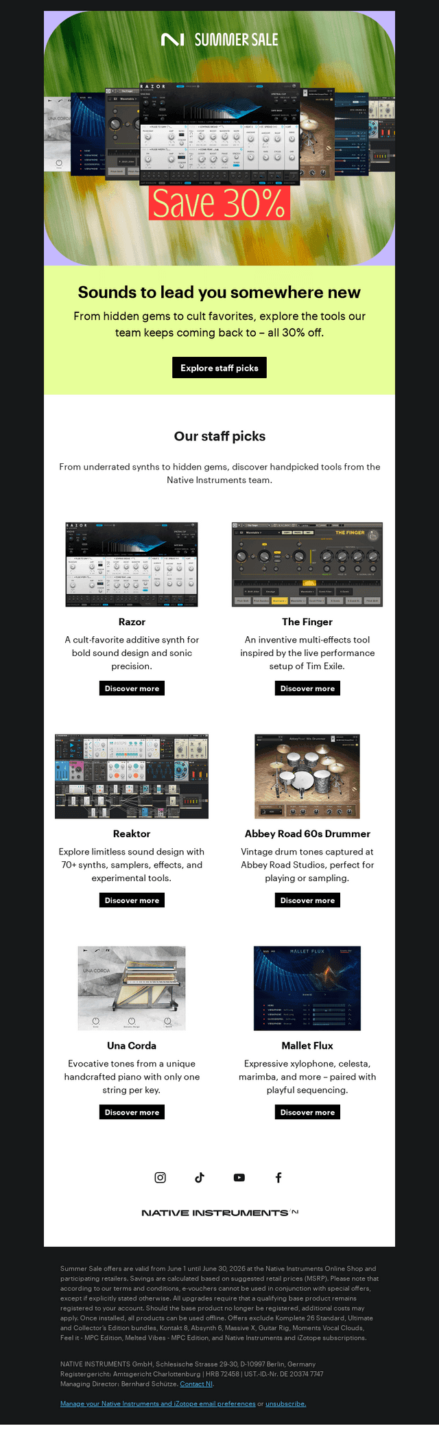 Staff picks: 30% off creative favorites