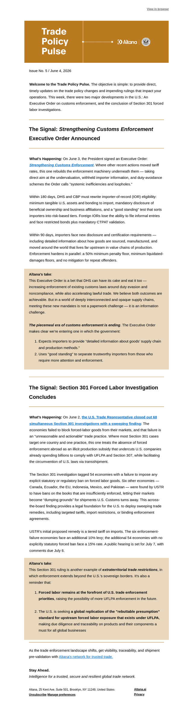 Altana Technologies email from Thu, Jun 4, 2026