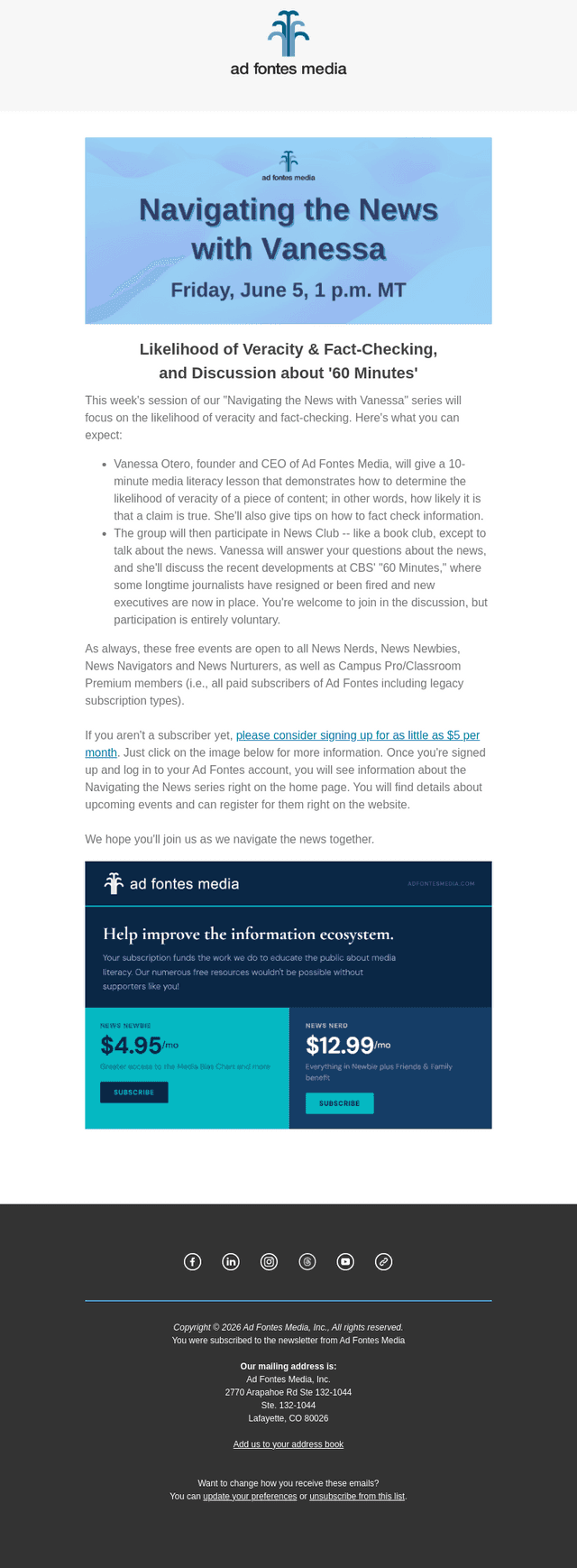 Ad Fontes Media email from Thu, Jun 4, 2026
