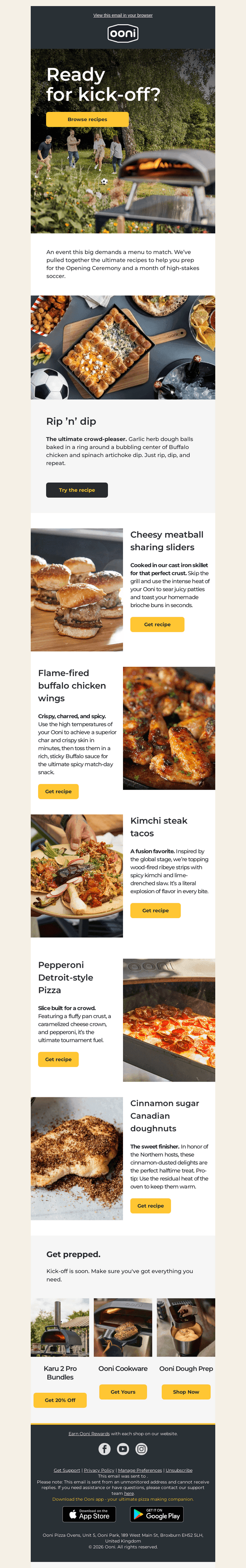 Ooni email from Thu, Jun 4, 2026
