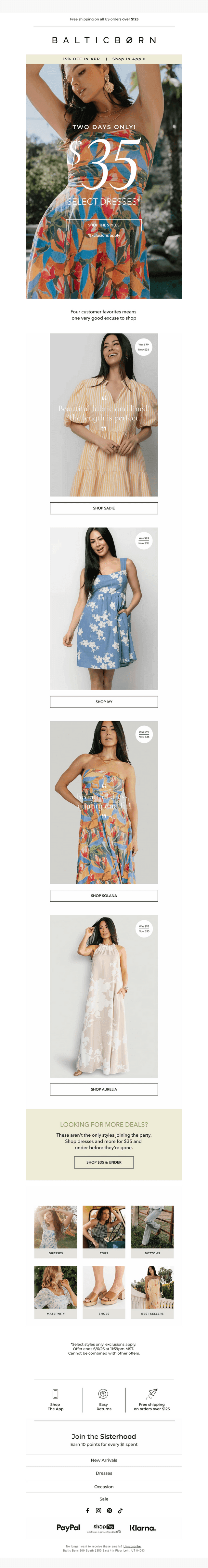 $35 Looks Good On You