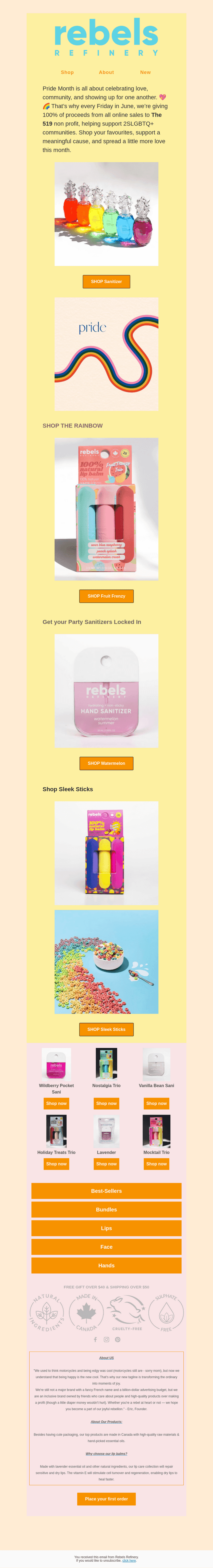 Rebels Refinery email from Fri, Jun 5, 2026