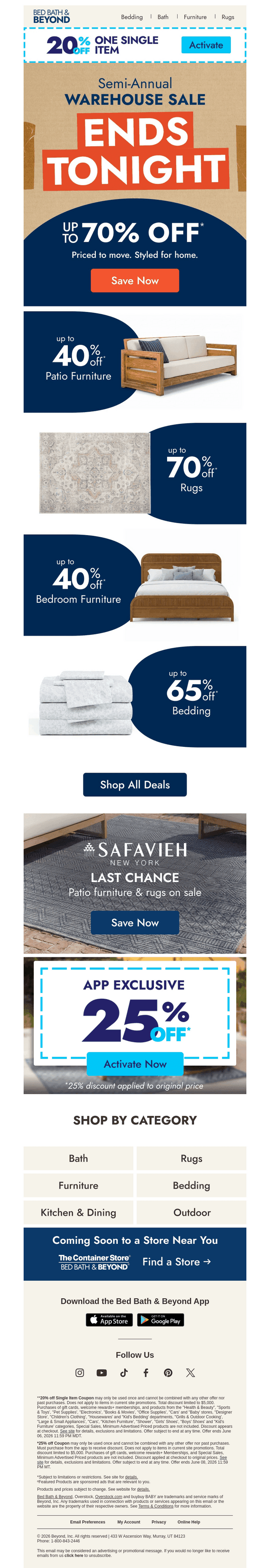 Ends tonight: Save up to 70%