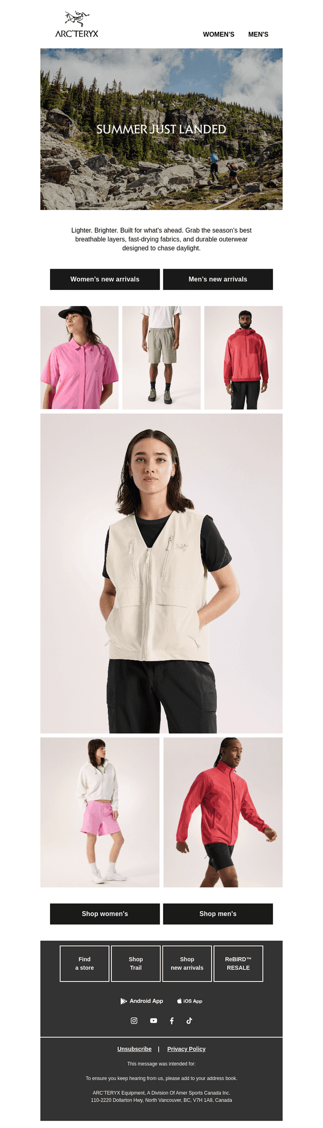 Just landed: new summer arrivals