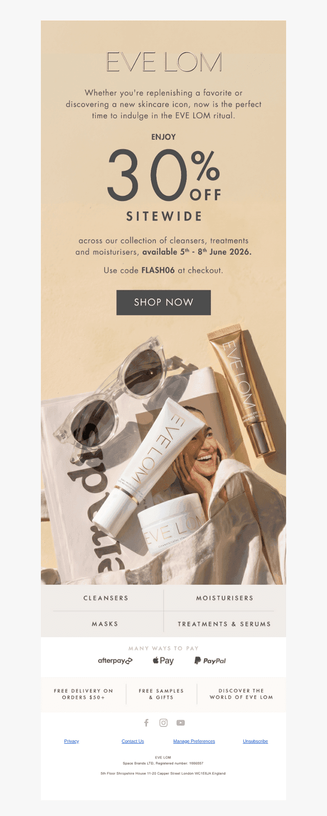 30% Off Sitewide Starts Now