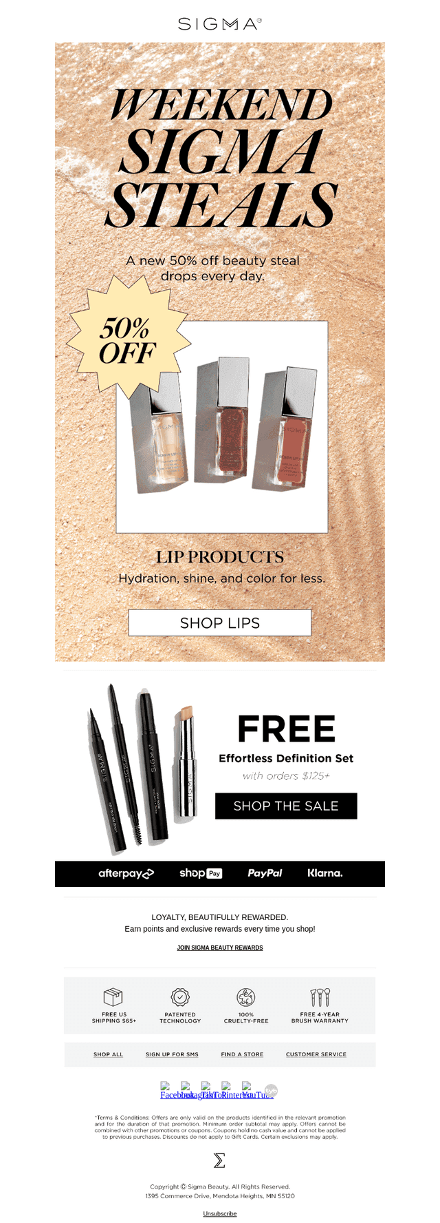 Weekend Steal: 50% Off Lips 💋