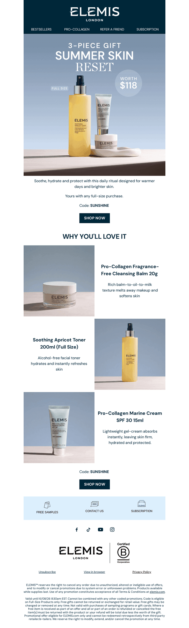 Your Summer Set, with a Full-Size Toner