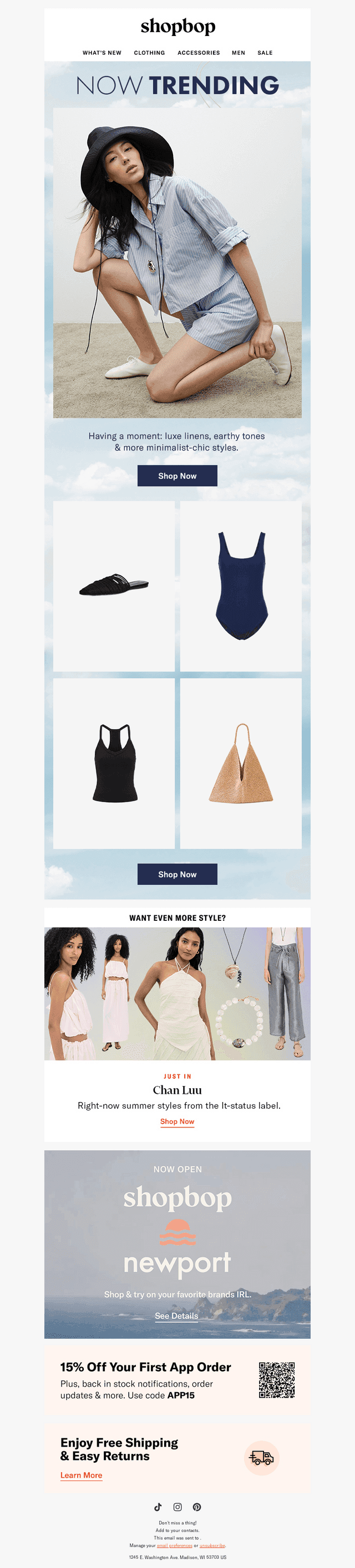 Now trending: minimalist mood