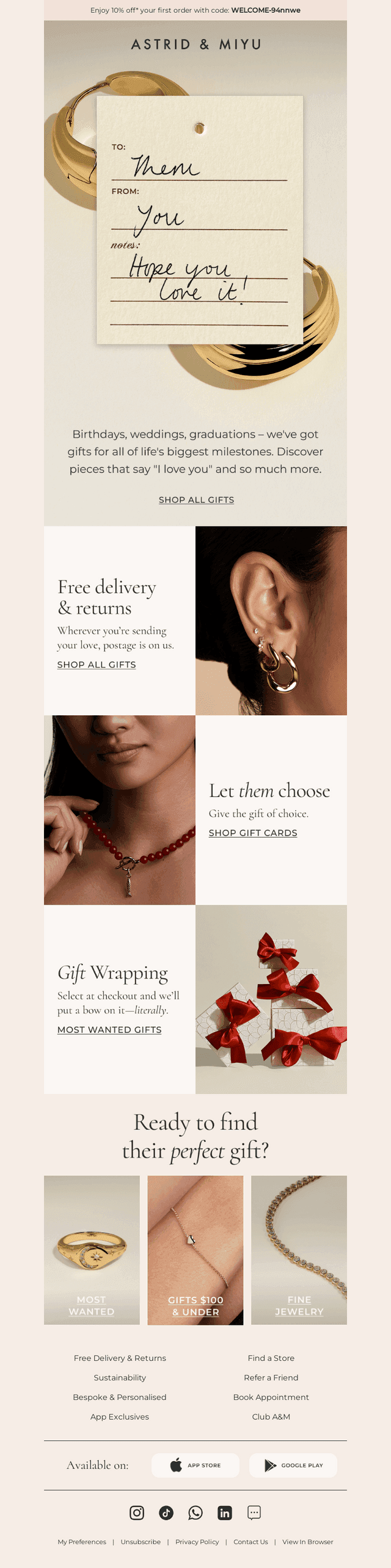 Their milestone, your gifting era