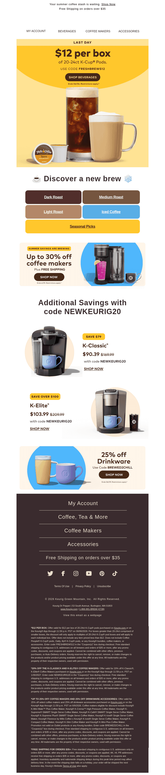 Last Call — $12 Per Box ☕☀️