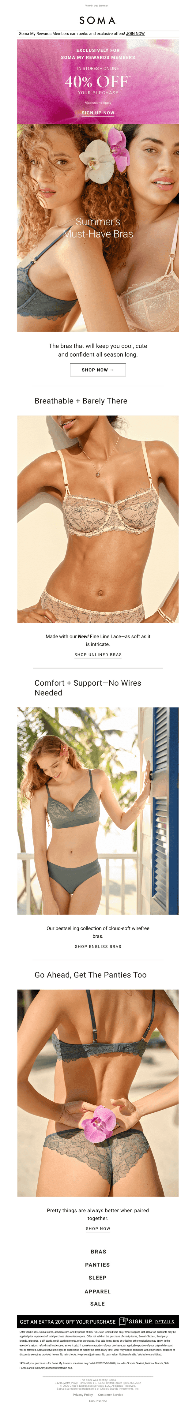 40% Off + Your Summer Bra Guide ☀️