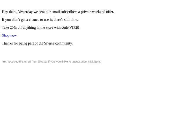 Sivana email from Sat, Jun 6, 2026
