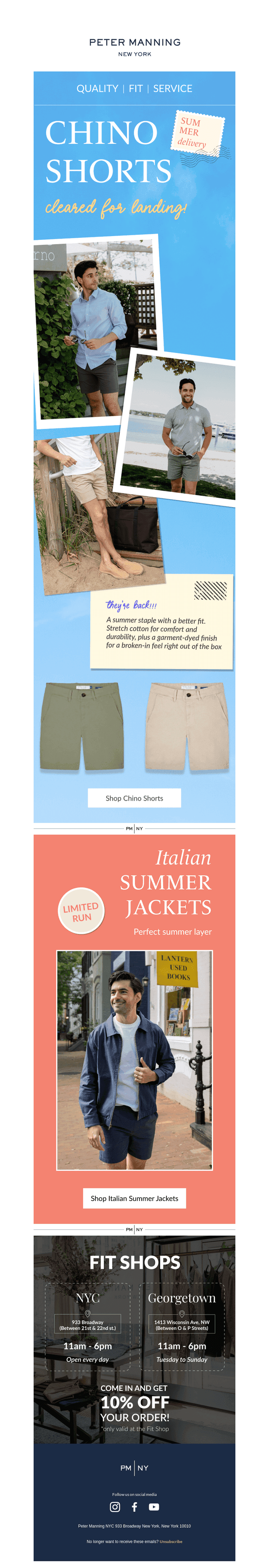 Chino Shorts cleared for landing!
