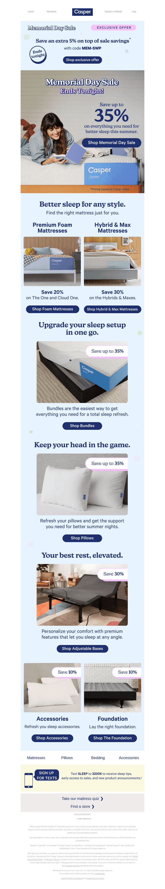 Casper email from Sun, Jun 7, 2026