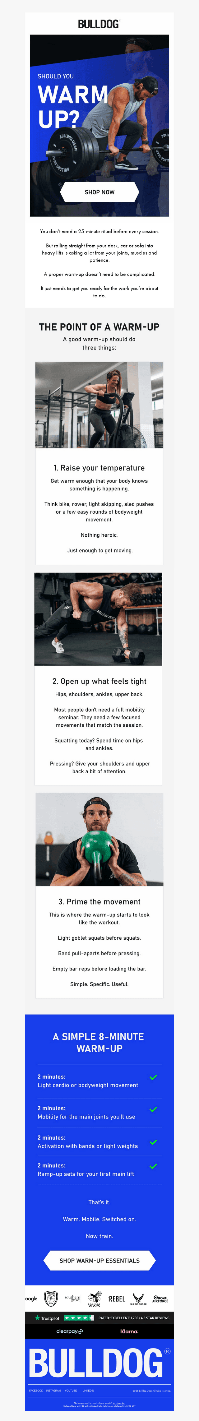 Should you actually warm up?