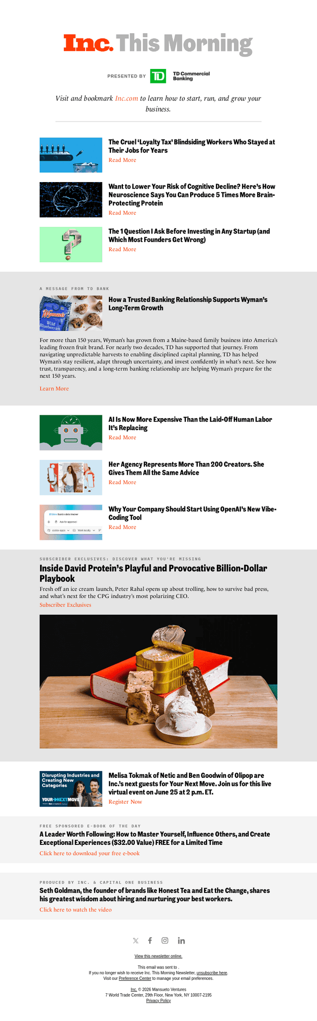 INC Magazine email from Mon, Jun 8, 2026