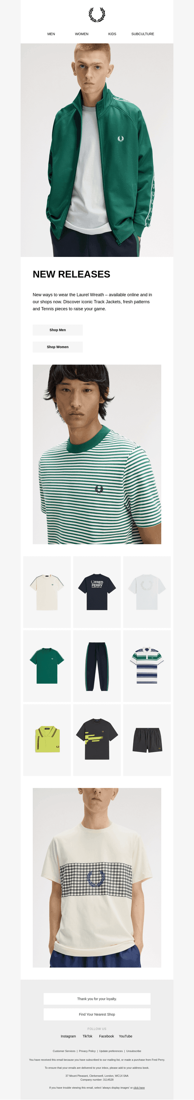 New In from Fred Perry