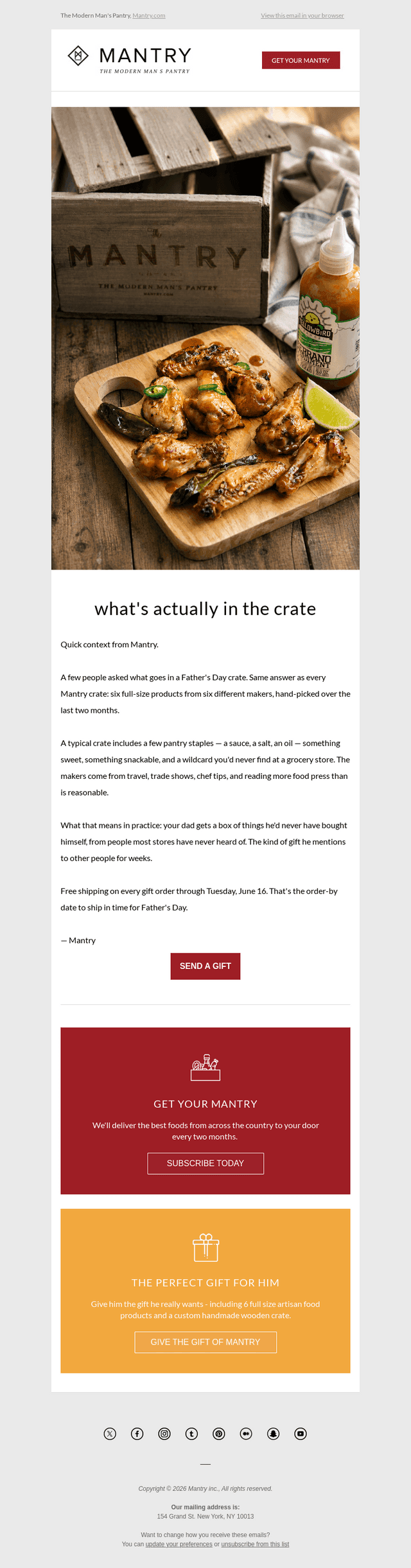what's actually in the crate