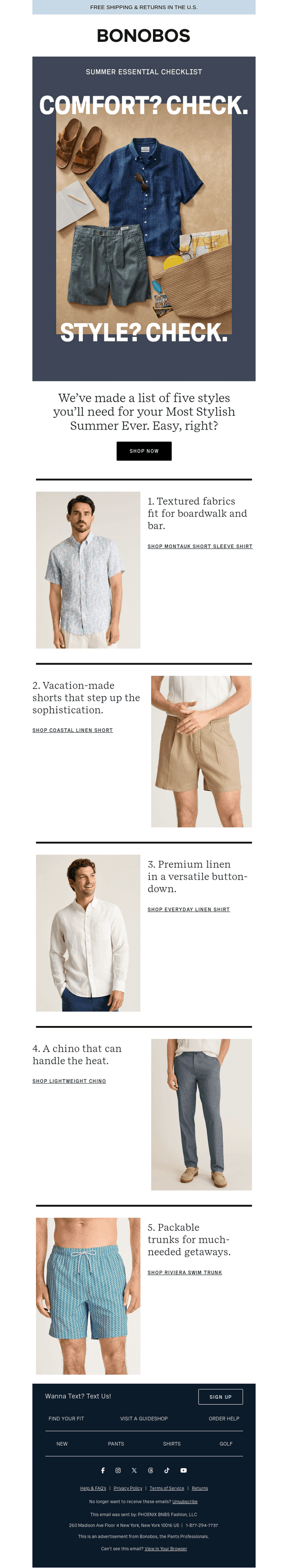 Your Summer Style Checklist