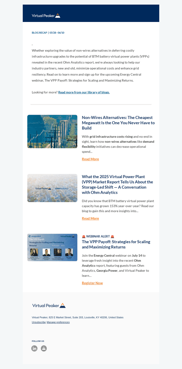 Virtual Peaker email from Wed, Jun 10, 2026