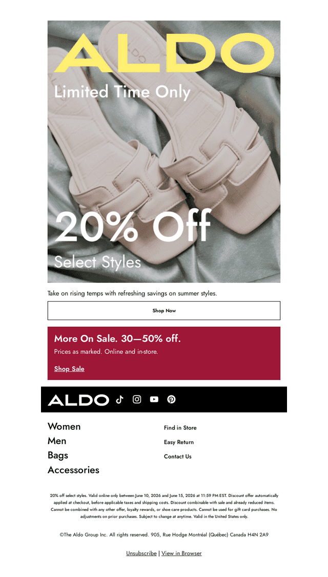 Just for you: 20% off
