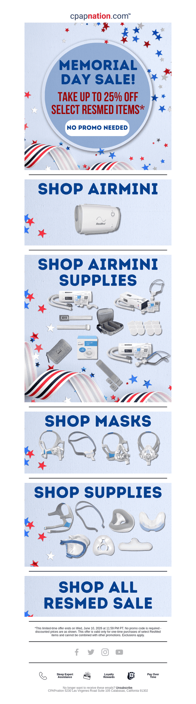Ends at Midnight: Save on ResMed