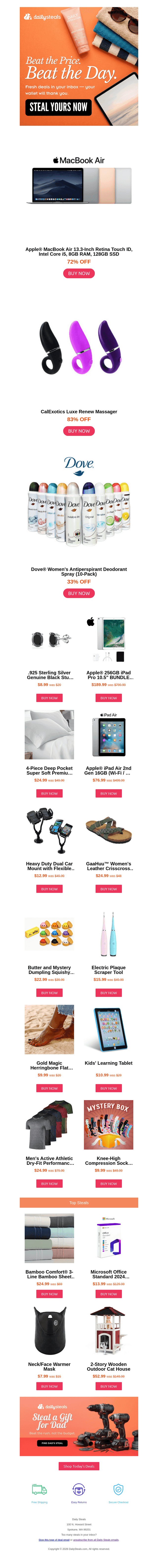 Halfway there: new Wednesday steals
