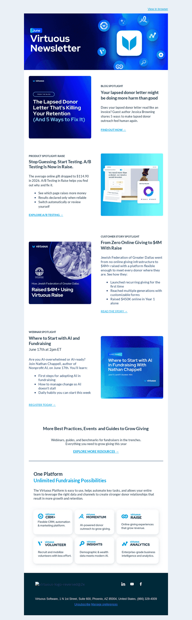Virtuous Software email from Wed, Jun 10, 2026
