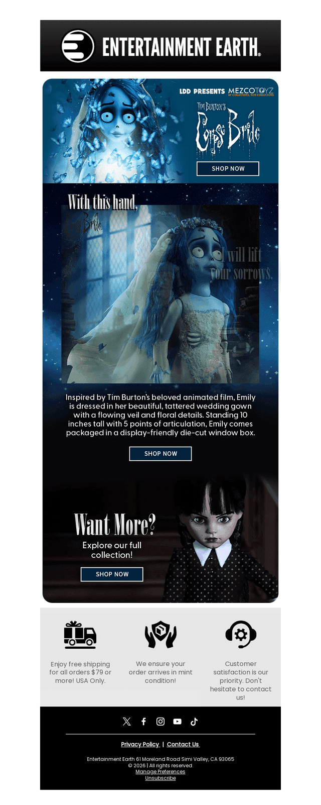 New Corpse Bride Doll 🩵