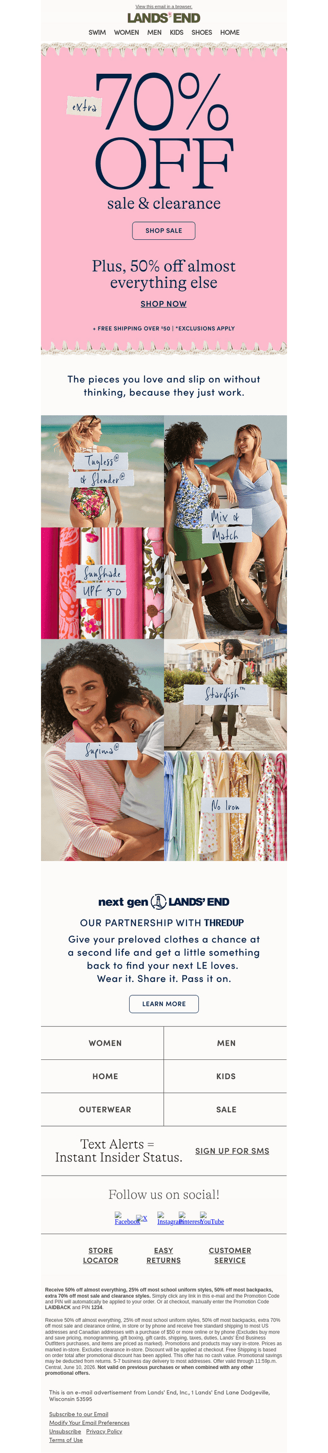 Lands' End email from Wed, Jun 10, 2026