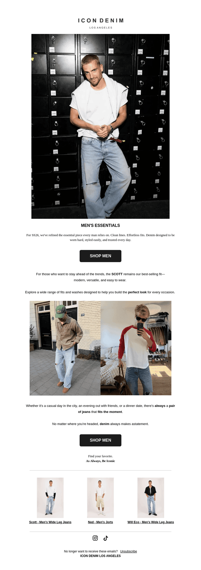 SS26 | Men's Essentials