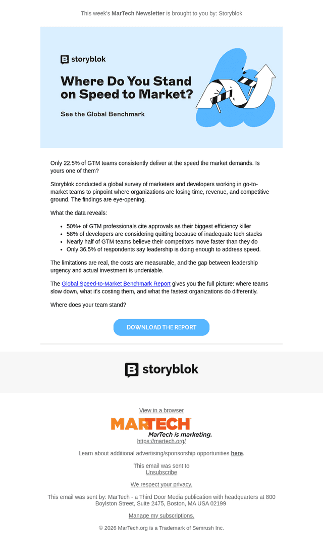 MarTech email from Thu, Jun 11, 2026