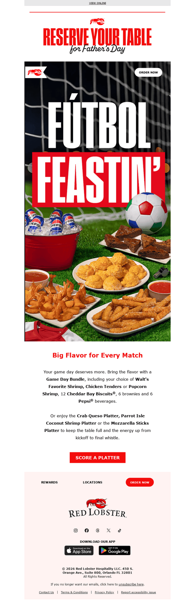 , turn every ⚽ match into a feast 🦞