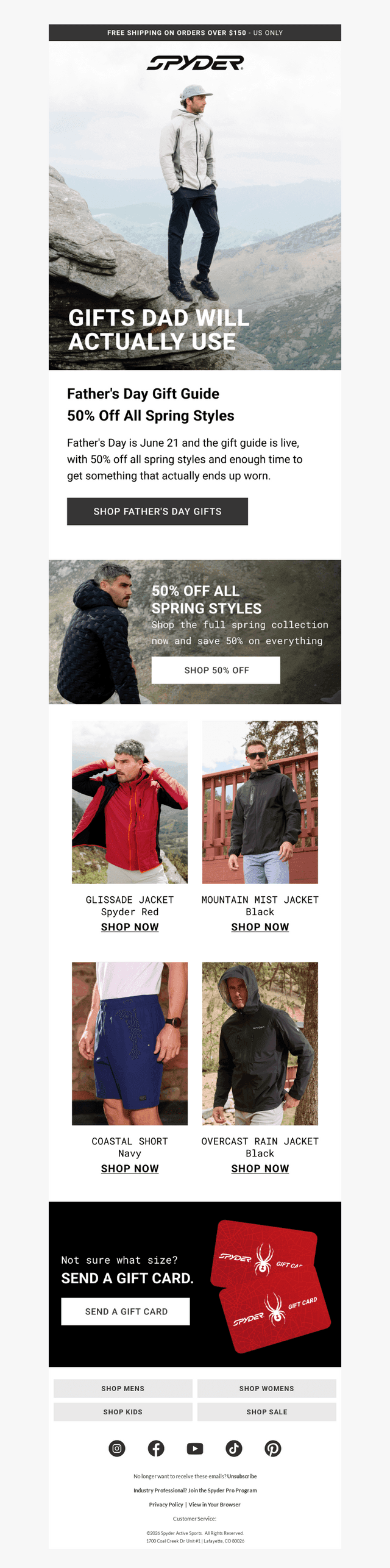 Gifts Dad Will Actually Use - 50% Off Spring